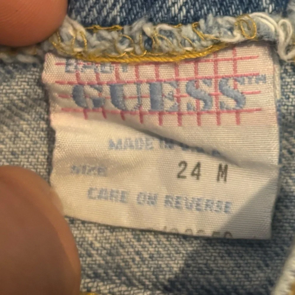 Vintage Guess Toddler Denim Skirt 24 Months